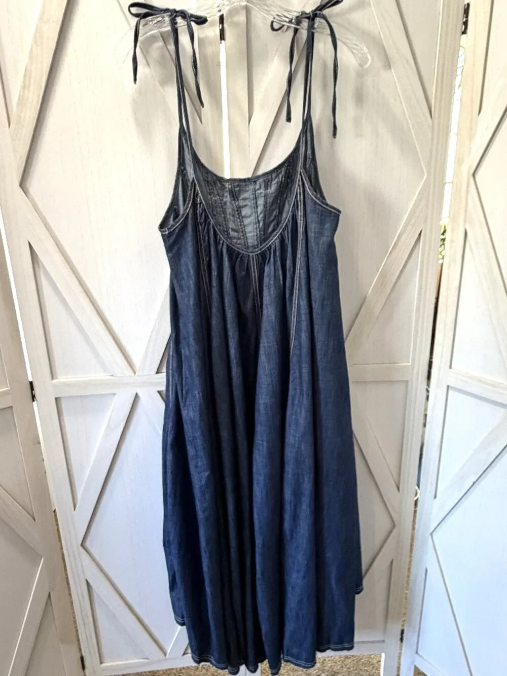 Free People Denim Dreams Midi Dress